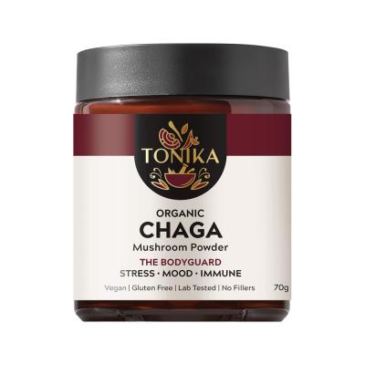 Tonika 100% Organic Mushroom Powder Chaga 70g